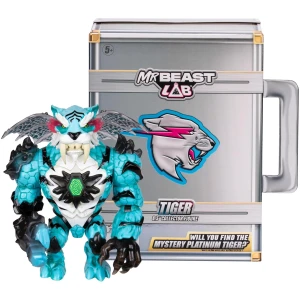 MrBeast Lab Apex Beast Tiger Figure, 6.25" Tall, 13 Points of Articulation & Chomp Jaw